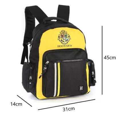 Imagem de Mochila Costa Juvenil Harry Potter Lufa Lufa Hogwarts Luxcel