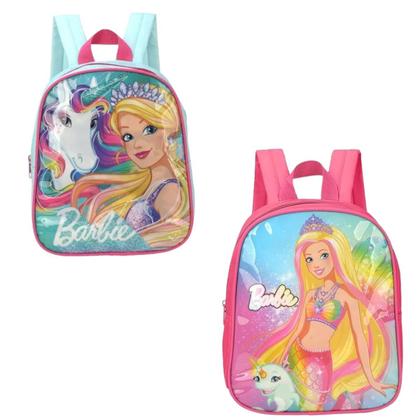 Imagem de Mochila Costas Barbie Mini Pequena Creche Luxcel Original
