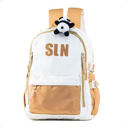 Imagem de Mochila Costas Escola Faculdade Casual Básica Com Chaveiro