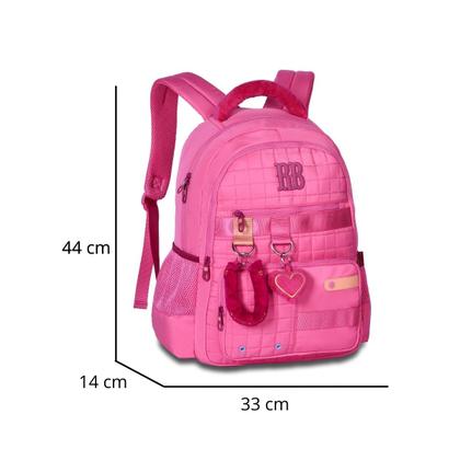 Imagem de Mochila Costas Escolar Feminina Rebecca Bonbon Pelúcia -