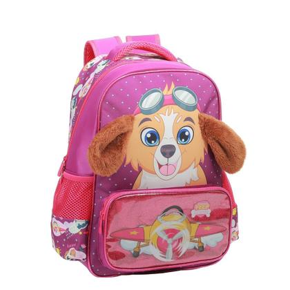 Imagem de Mochila Costas Escolar Infantil Patrulha Meninas Cachorro Yepp