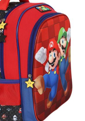 Imagem de Mochila Costas Escolar Super Mario Bros Licenciada New