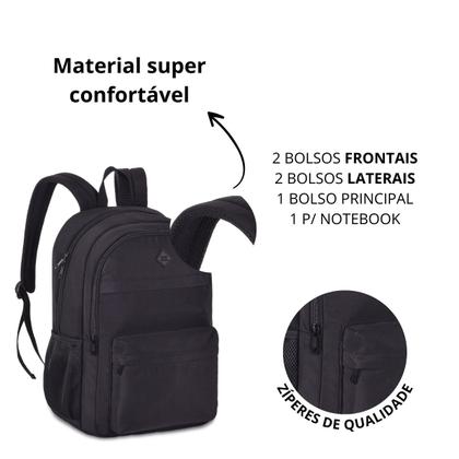 Imagem de Mochila Costas For Girls Feminina Escolar Juvenil P/ Notebook Faculdade Passeio - Clio
