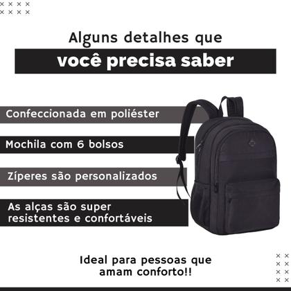 Imagem de Mochila Costas For Girls Feminina Escolar Juvenil P/ Notebook Faculdade Passeio - Clio