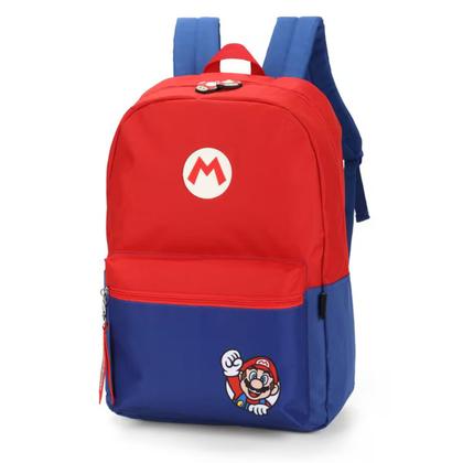 Imagem de Mochila Costas Juvenil Super Mario Bros Azul Luxcel