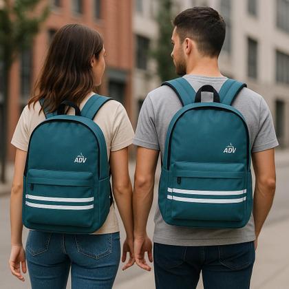 Imagem de Mochila Costas Listras Adv Verde Luxcel