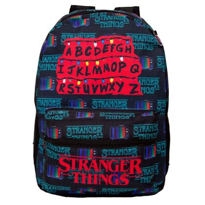 Imagem de Mochila Costas Menina + Lancheira e Estojo Stranger Things