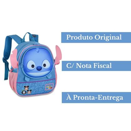 Imagem de Mochila Costas - Stitch - Tsum Tsum Ohana Disney Infantil Passeio/Viagem - Clio