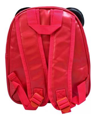 Imagem de Mochila Costas Vermelha Orelhas Mickey 26x30x10cm Disney