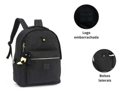 Imagem de Mochila Crinkle Escolar Notebook Juvenil Chaveiro UP4YOU