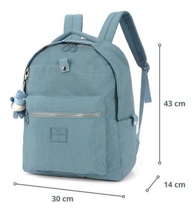 Imagem de Mochila Crinkle Escolar Notebook Juvenil Chaveiro UP4YOU