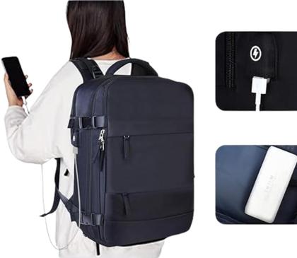 Imagem de Mochila de Bordo Viagem de Avião Bagagem de Mão Ergonômica