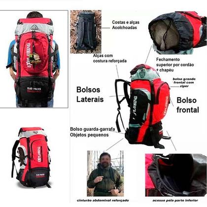 Imagem de Mochila De Camping 75 Litros Acampamento MC5386