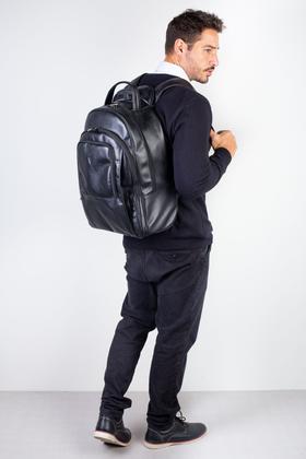 Imagem de Mochila de carrinho em couro italiano Heitor