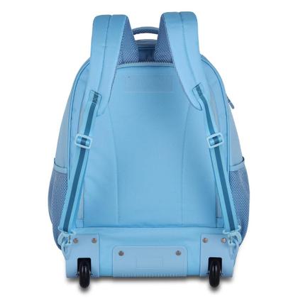 Imagem de Mochila de Carrinho Soft Matelassê Rebecca Bonbon Juvenil Escolar com Lancheira e Estojo