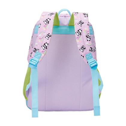 Imagem de Mochila De Costa College Panda Balão Lilás Juvenil Xeryus