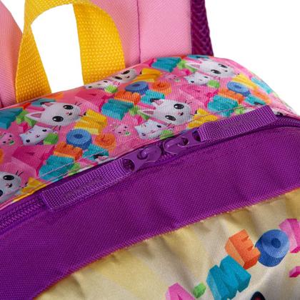 Imagem de Mochila De Costa Escolar Grande Gabby Meow Sestini
