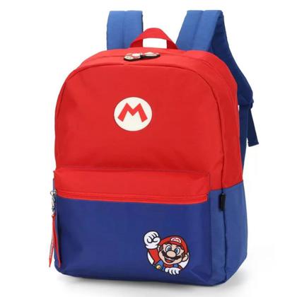 Imagem de Mochila de Costa Escolar Infantil Juvenil Super Mario Menino