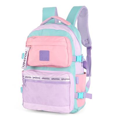 Imagem de Mochila De Costa Escolar Notebook Up4you Luxcel Cor Rosa