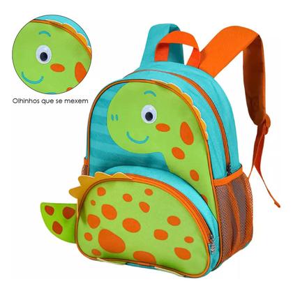 Mochila de Costa Infantil Dinossauro Criança Dino Clio - Clio Style Imagem de Mochila de Costa Infantil Dinossauro Criança Dino Clio