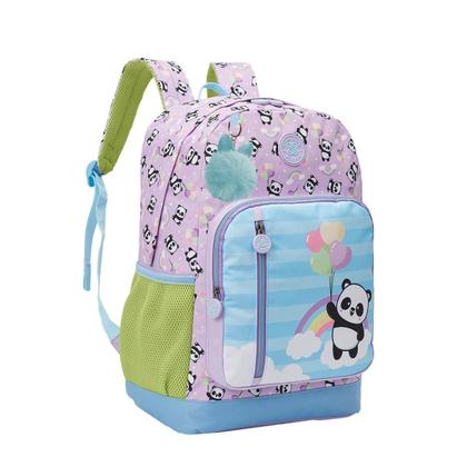 Imagem de Mochila De Costa Teen Infantil Adolescente Panda Balão