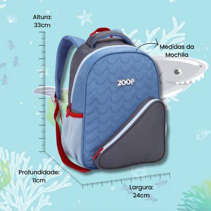 Imagem de Mochila De Costas 13" Infantil Passeio Escolar Viagem