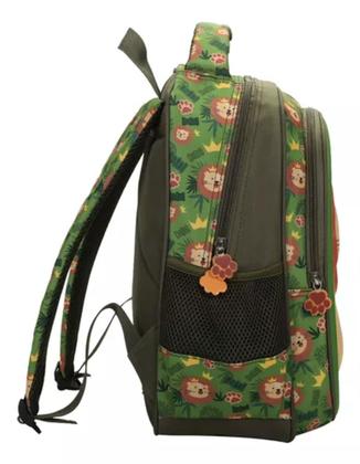 Imagem de Mochila De Costas 14" Leãozinho 3d Infantil Escolar Passeio