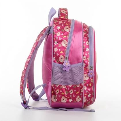 Imagem de Mochila De Costas 14" Leoa 3D Menina Escolar Passeio