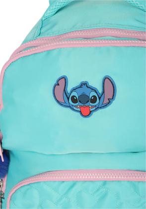 Imagem de Mochila de Costas 18" Up4You Notebook Stitch Azul Turquesa - Luxcel