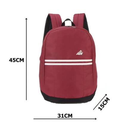 Imagem de Mochila de Costas Alças Acolchoadas Luxcel Vinho Adulto