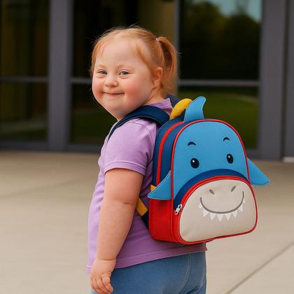 Imagem de Mochila De Costas Creche P Bichinhos Zoo Escolar Infantil