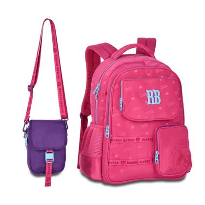 Imagem de Mochila de costas escolar com shoulder bag rebecca bonbon rb26223 clio