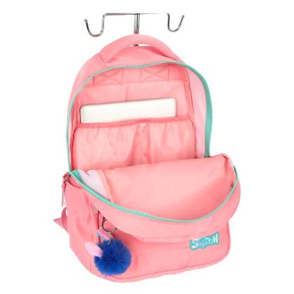 Imagem de Mochila De Costas Escolar Compartimento Notebook Stitch