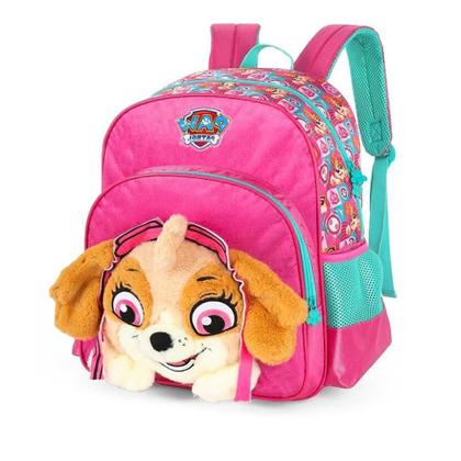 Imagem de Mochila De Costas Escolar Infantil Pp Paw Patrol Pelúcia
