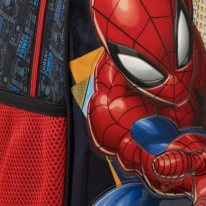 Imagem de Mochila De Costas Escolar Infantil Spider Man Holográfica