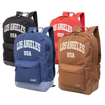 Imagem de Mochila de Costas Escolar Los Angeles Juvenil Bolso Na Frente