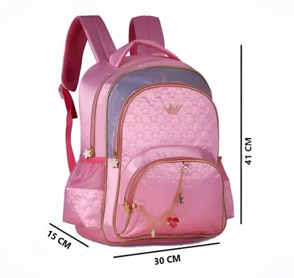 Imagem de Mochila de costas escolar sweet queen princesa  clio