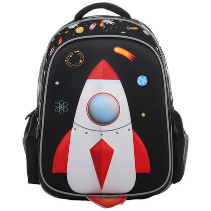 Imagem de Mochila de costas infantil 14" Foguete Yins