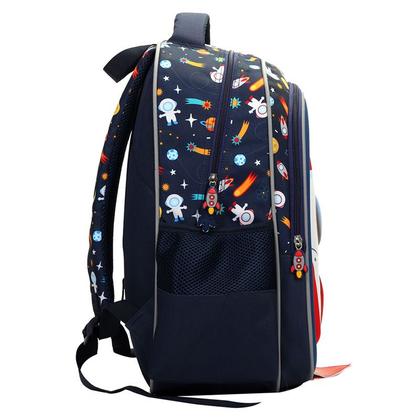 Imagem de Mochila de costas infantil 14" Foguete Yins
