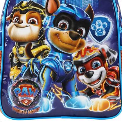 Imagem de Mochila de Costas Infantil Escolar Patrulha Canina Pups