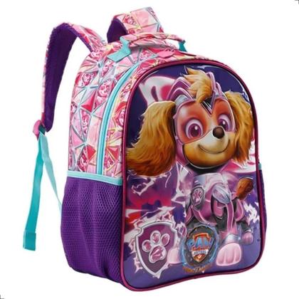 Imagem de Mochila de Costas Infantil Escolar Patrulha Canina Pups