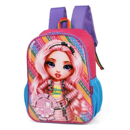Imagem de Mochila De Costas Infantil Escolar Rainbow High Luxcel