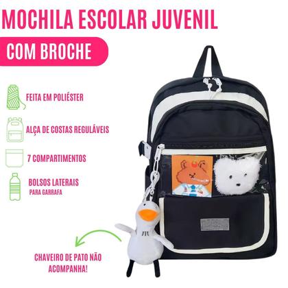 Imagem de Mochila de Costas Infantil P/ Meninas Escolar Passeio Viagem Personalizada Juvenil Reforçada