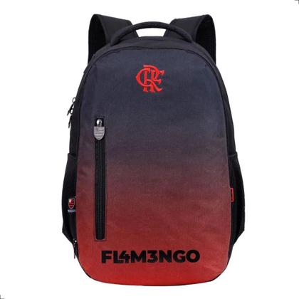 Imagem de Mochila De Costas Juvenil Grande Flamengo Zíper Esportiva