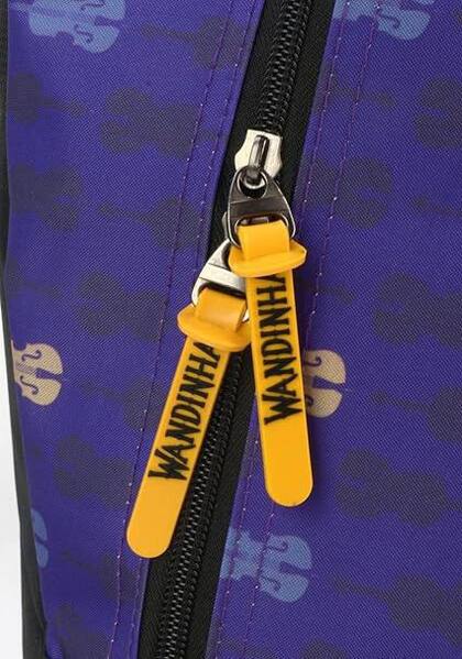 Imagem de Mochila de Costas Juvenil Lilás Notebook Wandinha Violoncelo