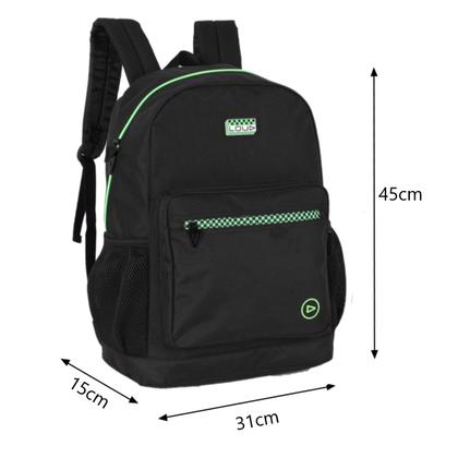 Imagem de Mochila De Costas Loud Gamer Juvenil Verde Escolar Luxcel