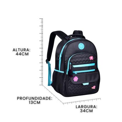 Imagem de Mochila De Costas Luluca Feminina Escolar Meninas Juvenil