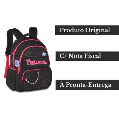 Imagem de Mochila de Costas Luluca Luliker Youtuber Reforçada P/ Notebook - Clio