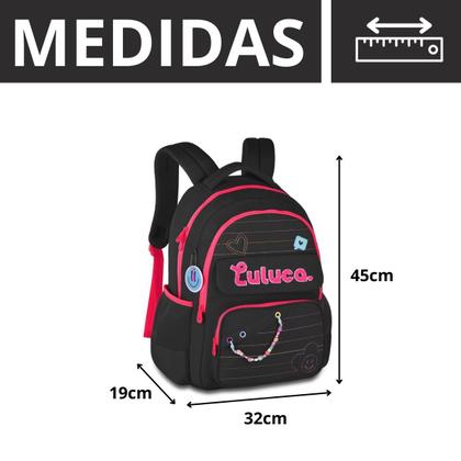 Imagem de Mochila de Costas Luluca Luliker Youtuber Reforçada P/ Notebook - Clio