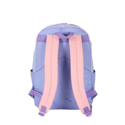 Imagem de Mochila de Costas Luxcel Stitch Flores Roxo